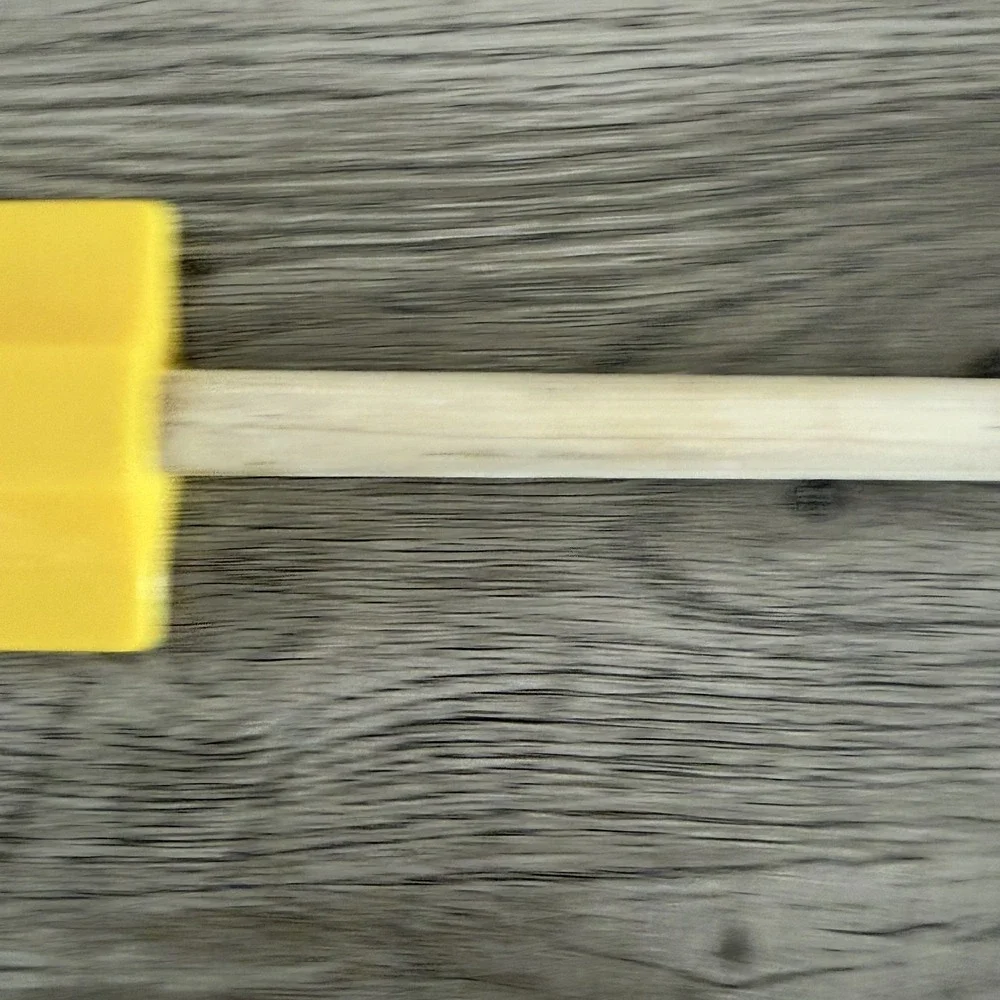Le Creuset Yellow Spatula Scraper Silicone Wood‎